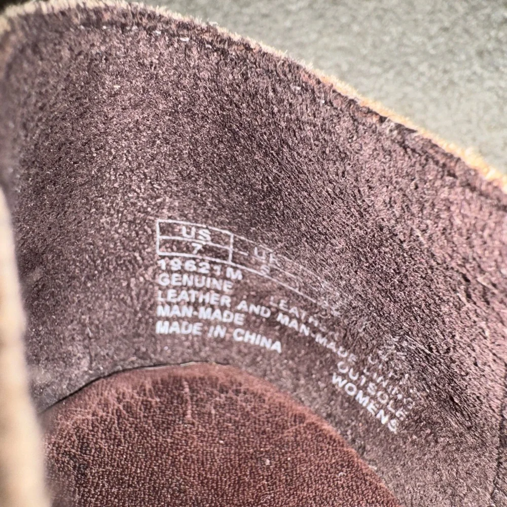 Timberland Earthkeepers Brown Suede Lace-Up Oxford Heels - Picture 10 of 12